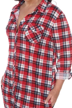 Piper Stretchy Plaid Tunic - Plus