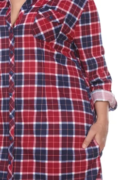 Piper Stretchy Plaid Tunic - Plus