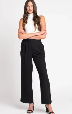 Roz & Ali™ Pleated Wide Leg Trouser Pants