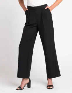 Roz & Ali™ Pleated Wide Leg Trouser Pants