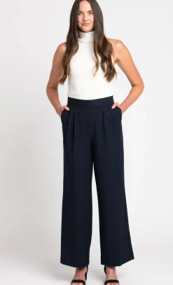 Roz & Ali™ Pleated Wide Leg Trouser Pants