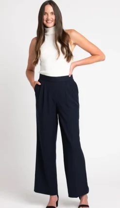 Roz & Ali™ Pleated Wide Leg Trouser Pants