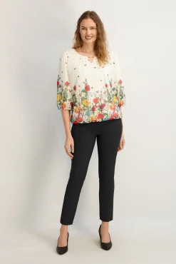 Roz & Ali™ Secret Agent Pants Tummy ControlSlim Leg Pants