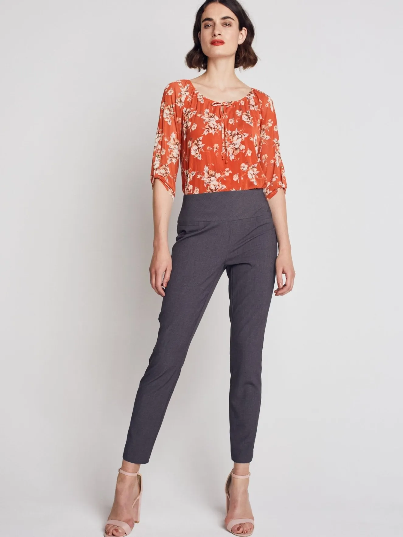 Roz & Ali™ Secret Agent Pants Tummy ControlSlim Leg Pants