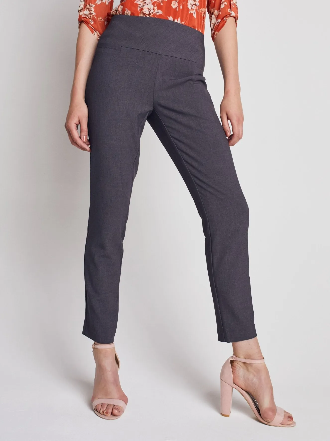 Roz & Ali™ Secret Agent Pants Tummy ControlSlim Leg Pants