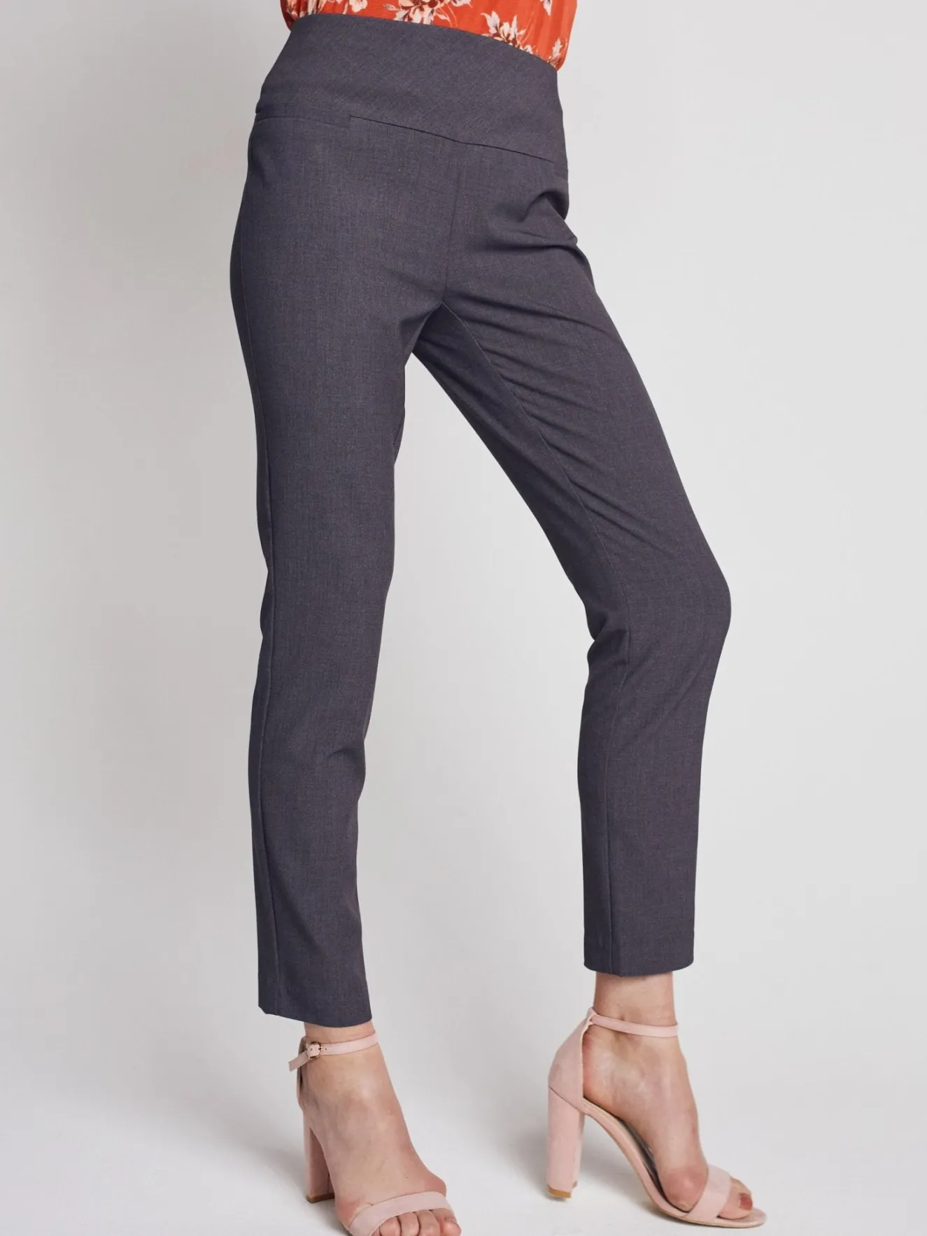 Roz & Ali™ Secret Agent Pants Tummy ControlSlim Leg Pants - Petite