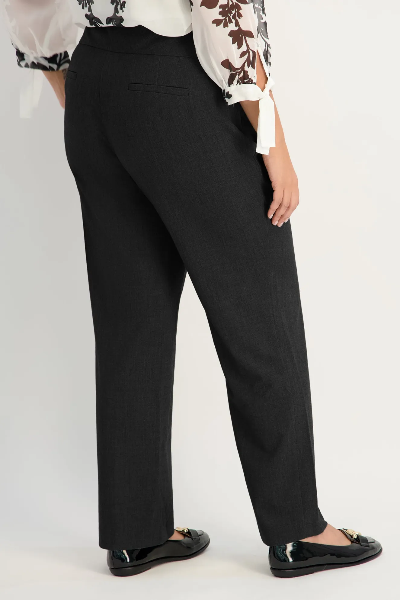 Roz & Ali™ Secret Agent Pull On Tummy Control Pants Straight Leg - Plus