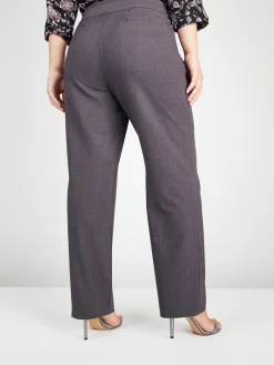 Roz & Ali™ Secret Agent Pull On Tummy Control Pants Straight Leg - Plus