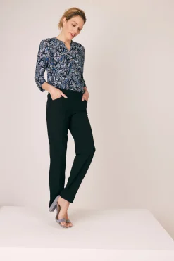 Roz & Ali⢠Secret Agent Pull On Tummy Control Pants Straight Leg - Plus - Short Length