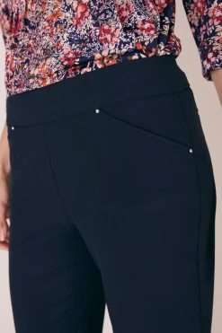 Roz & Ali™ Secret Agent Pull On Tummy Control Pants Straight Leg - Plus - Short Length