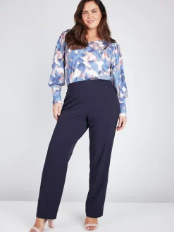 Roz & Ali⢠Secret Agent Pull On Tummy Control Pants Straight Leg - Tall Length