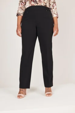 Roz & Ali™ Secret Agent Pull On Tummy Control Pants Straight Leg - Tall Length