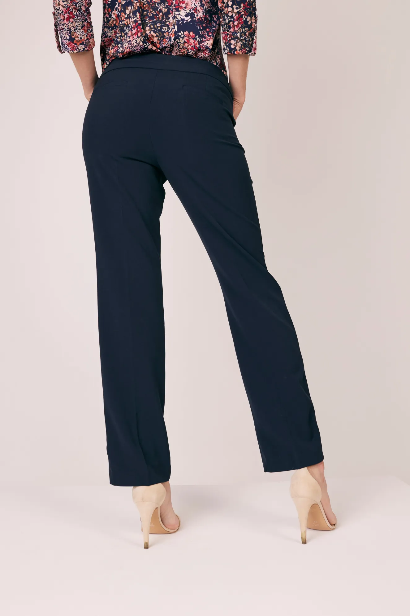 Roz & Ali™ Secret Agent Pull On Tummy Control Pants Straight Leg - Plus - Tall Length