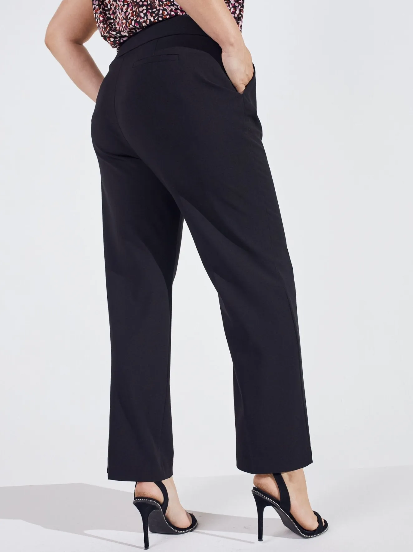Roz & Ali™ Secret Agent Slight Tummy Control Bootcut Pants - Plus