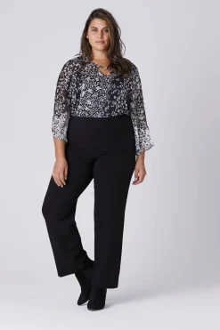 Roz & Ali™ Secret Agent Tummy Control Classic Pants - Plus - Short Length