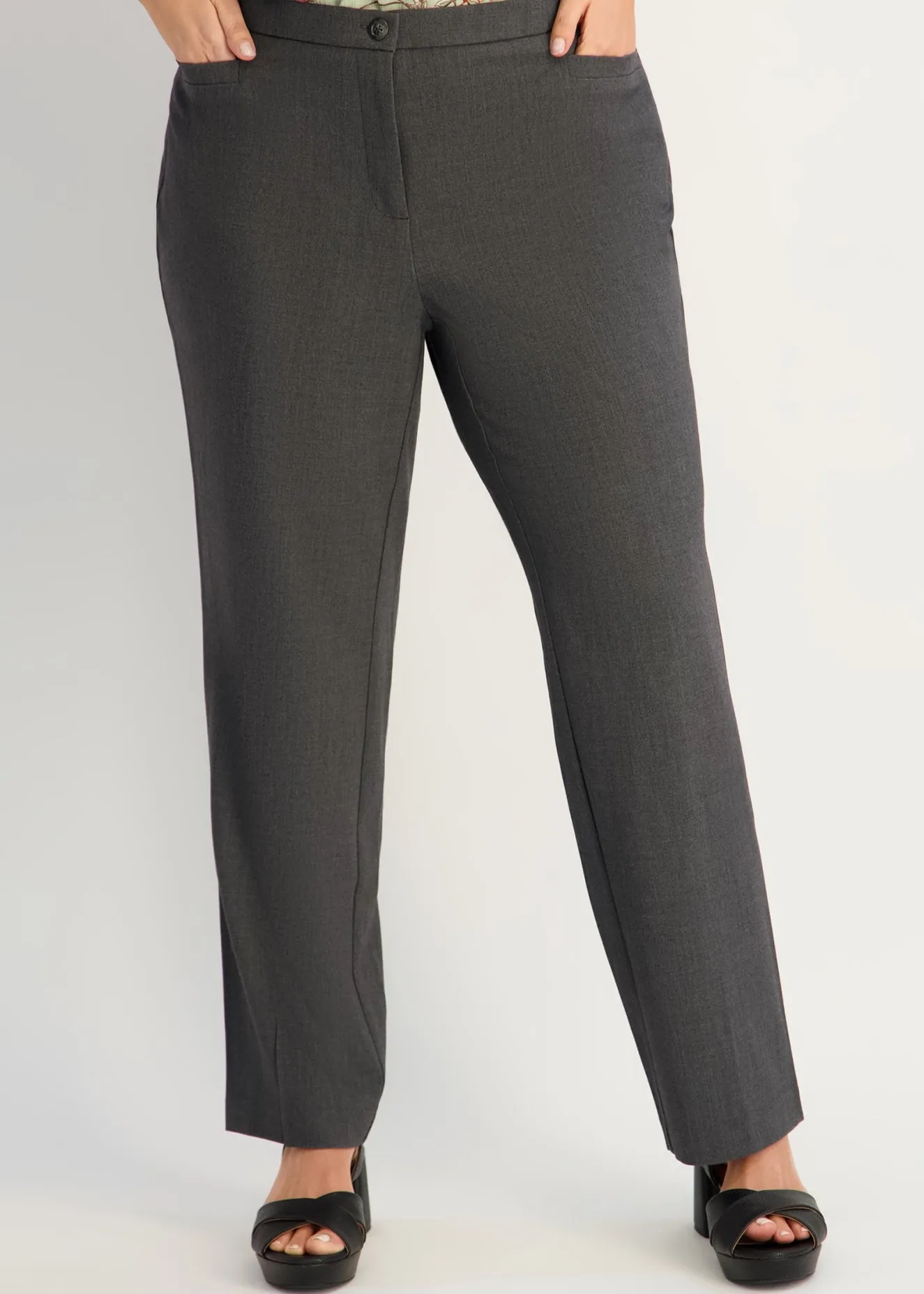 Roz & Ali™ Secret Agent Tummy Control Trouser Leg - Plus
