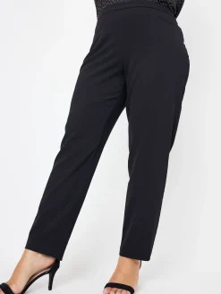 Roz & Ali™ Secret Agent Tummy Control Taper Pants - Plus - Short Length
