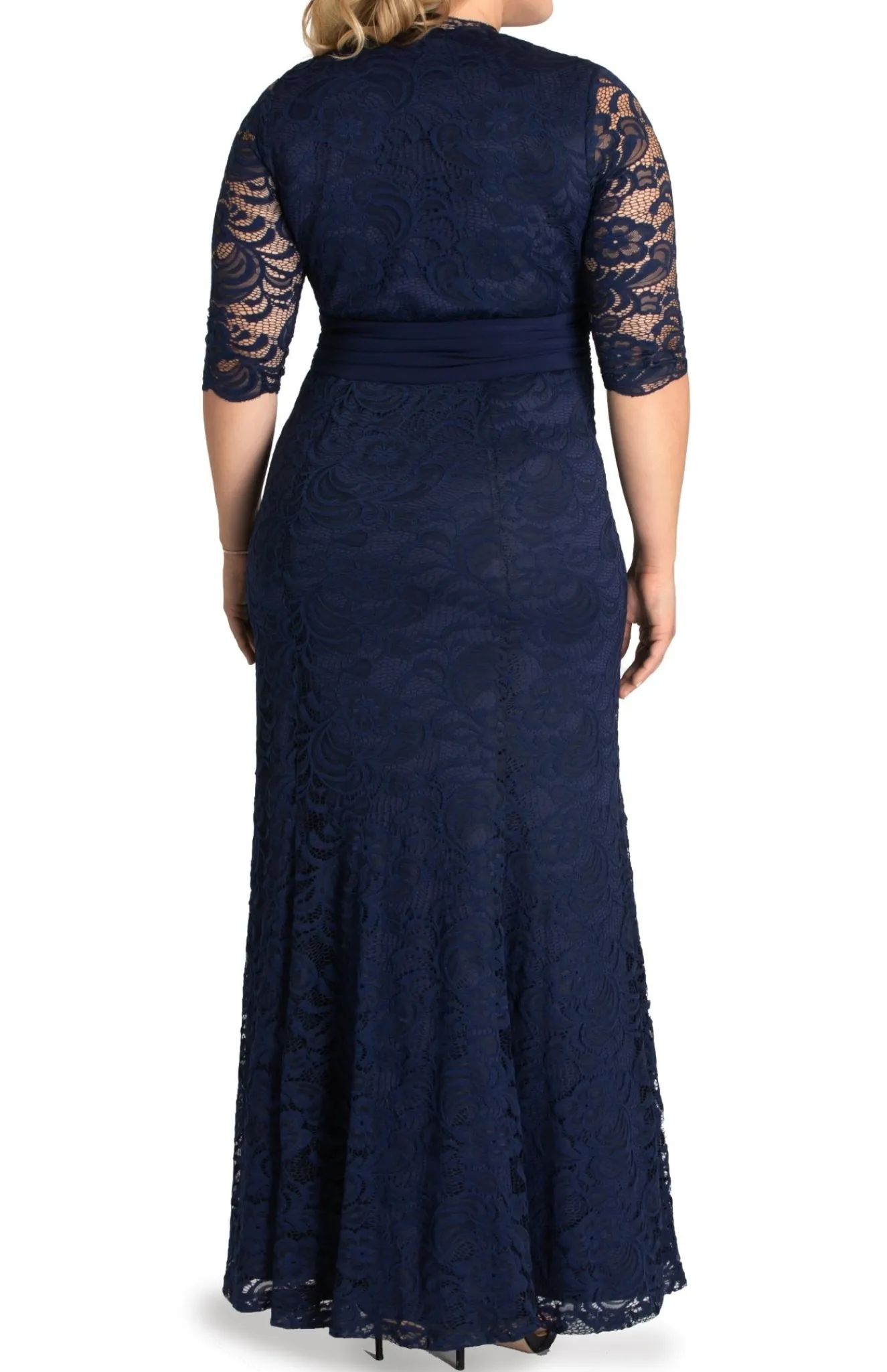 Screen Siren Lace Evening Gown - Plus