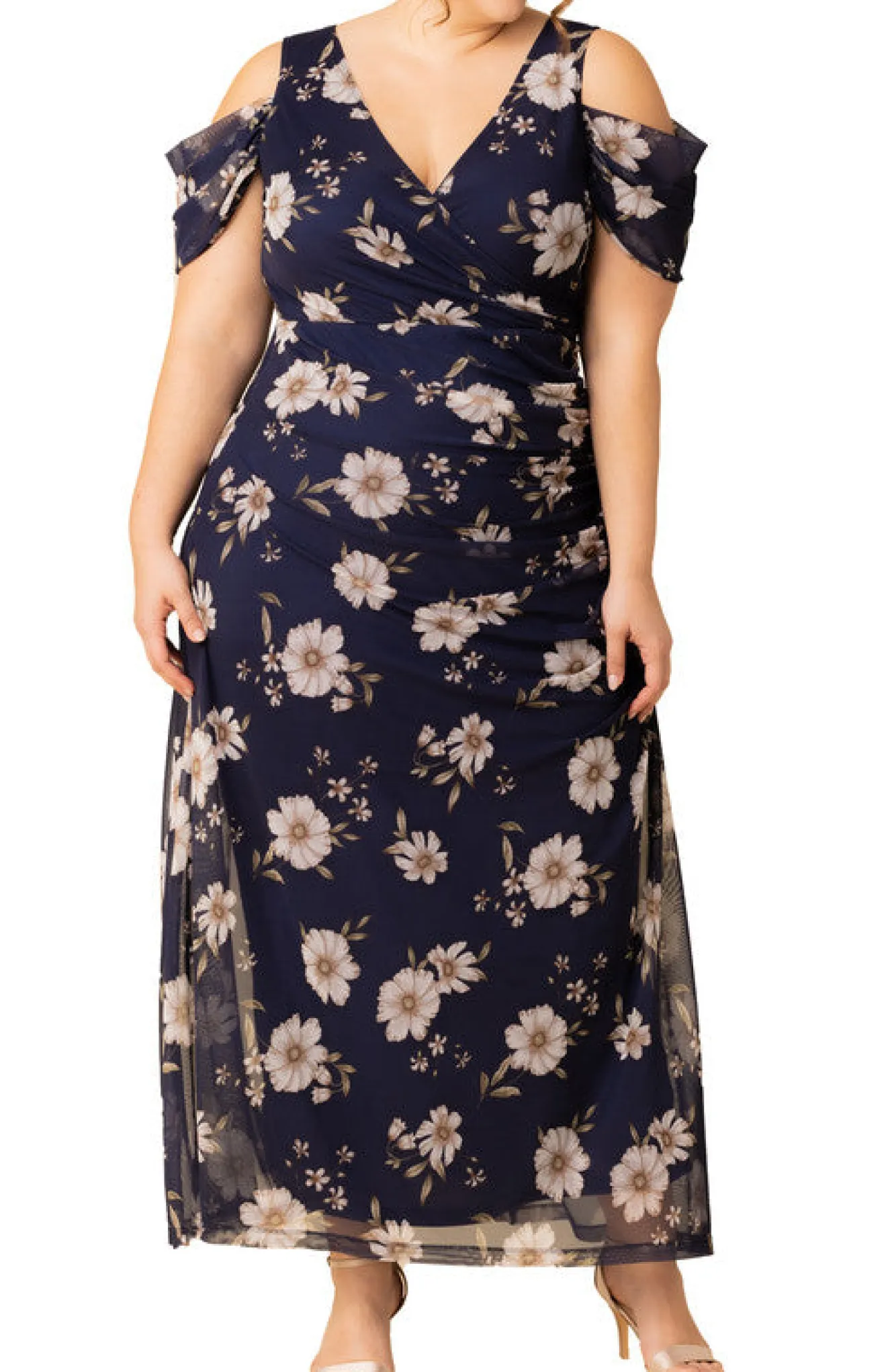 Seraphina Mesh Evening Gown - Plus