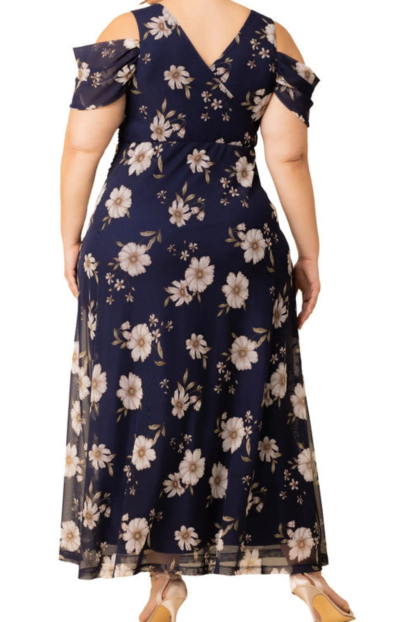 Seraphina Mesh Evening Gown - Plus
