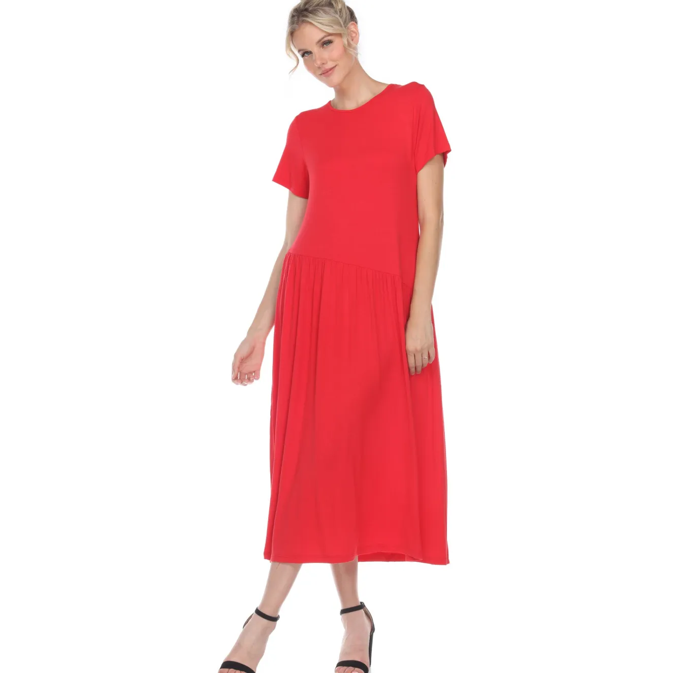 Short Sleeve Maxi Dress
