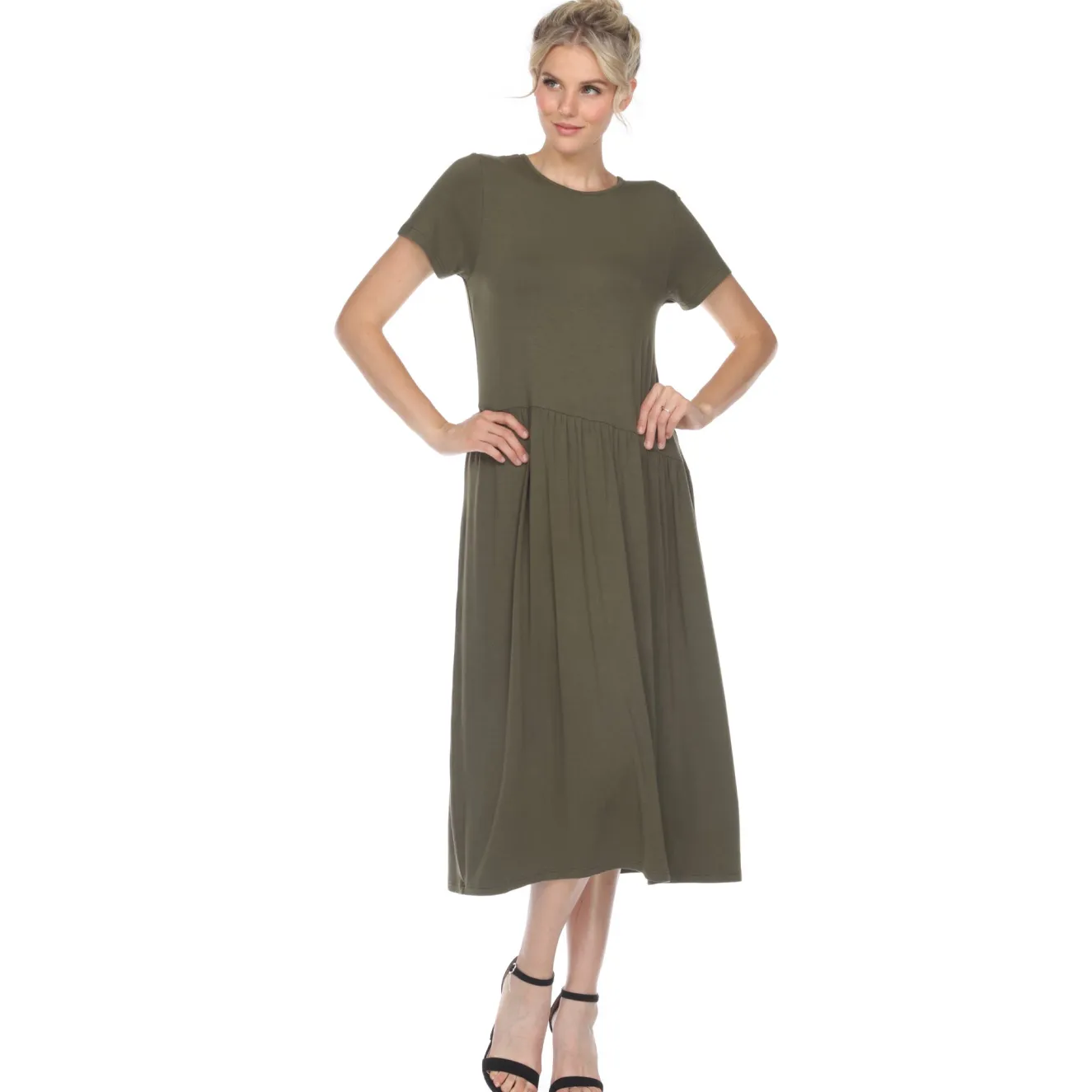 Short Sleeve Maxi Dress