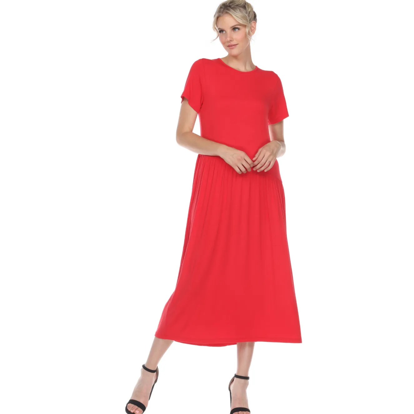 Short Sleeve Maxi Dress