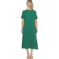 Short Sleeve Midi Dress