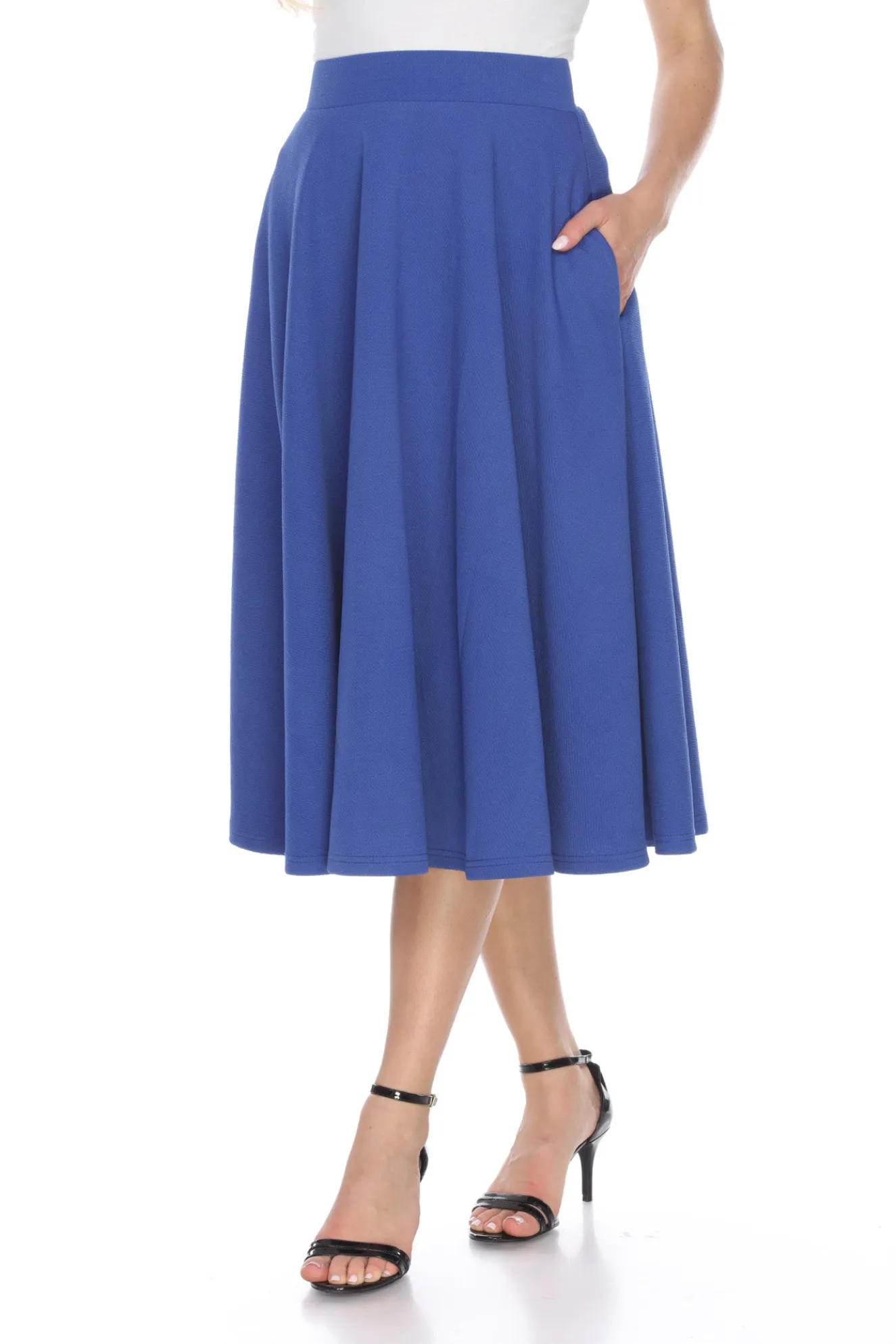 Tasmin Flare Midi Skirts