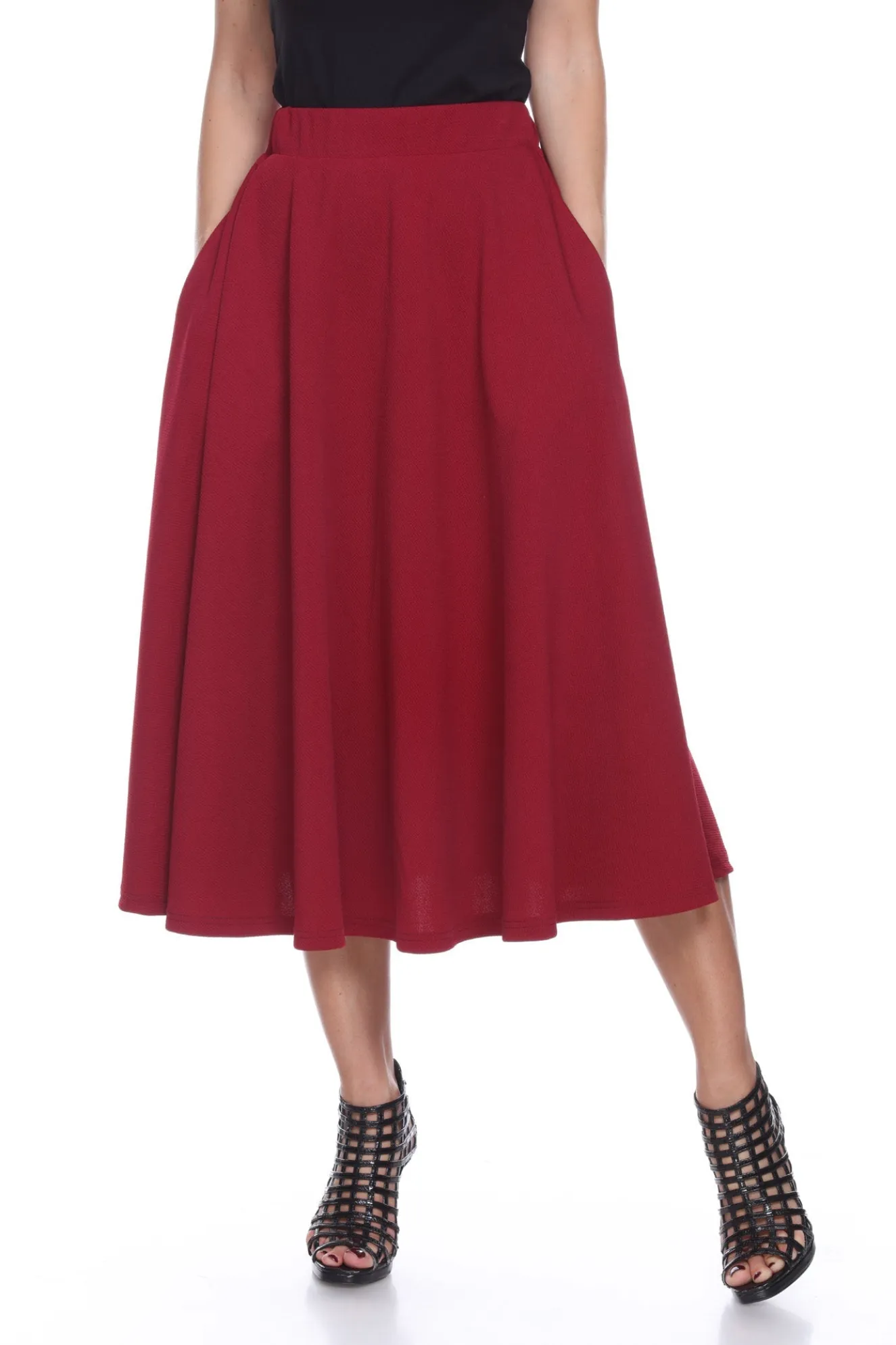 Tasmin Flare Midi Skirts