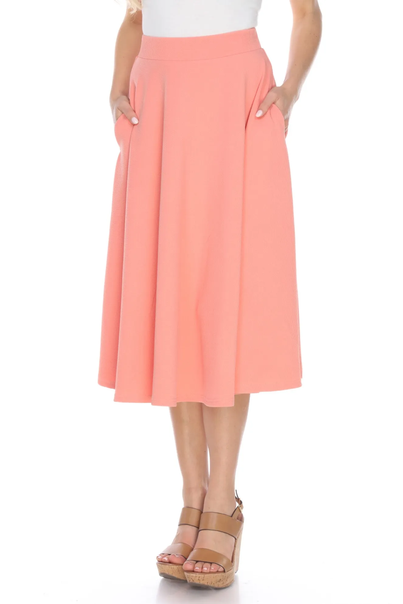 Tasmin Flare Midi Skirts
