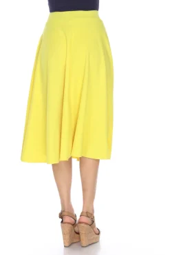 Tasmin Flare Midi Skirts