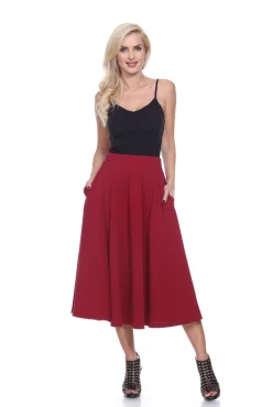 Tasmin Flare Midi Skirts