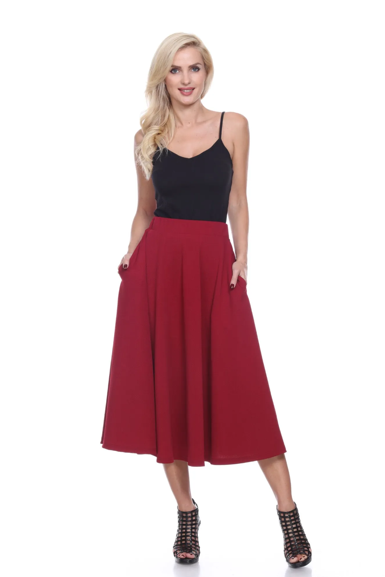 Tasmin Flare Midi Skirts