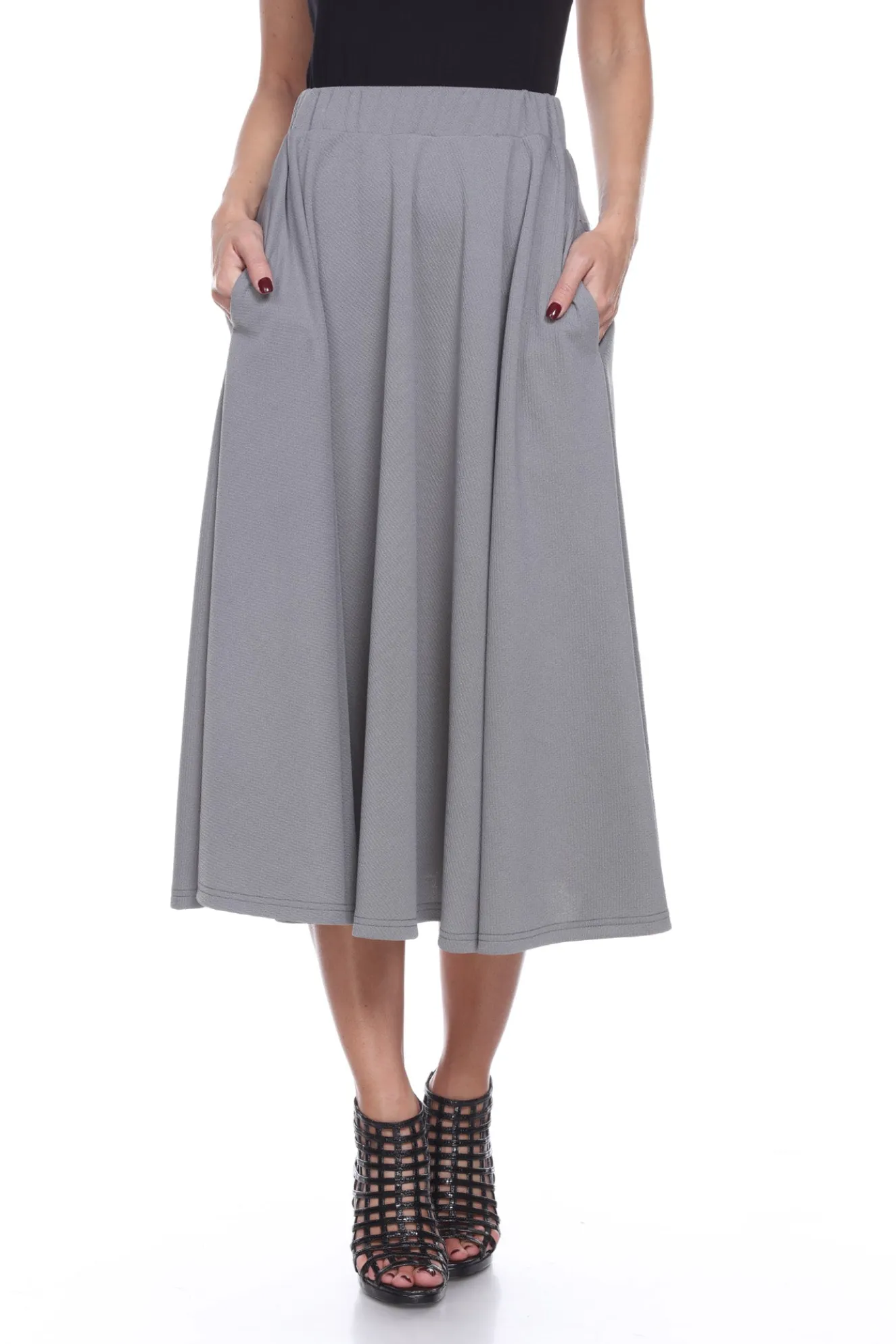 Tasmin Flare Midi Skirts