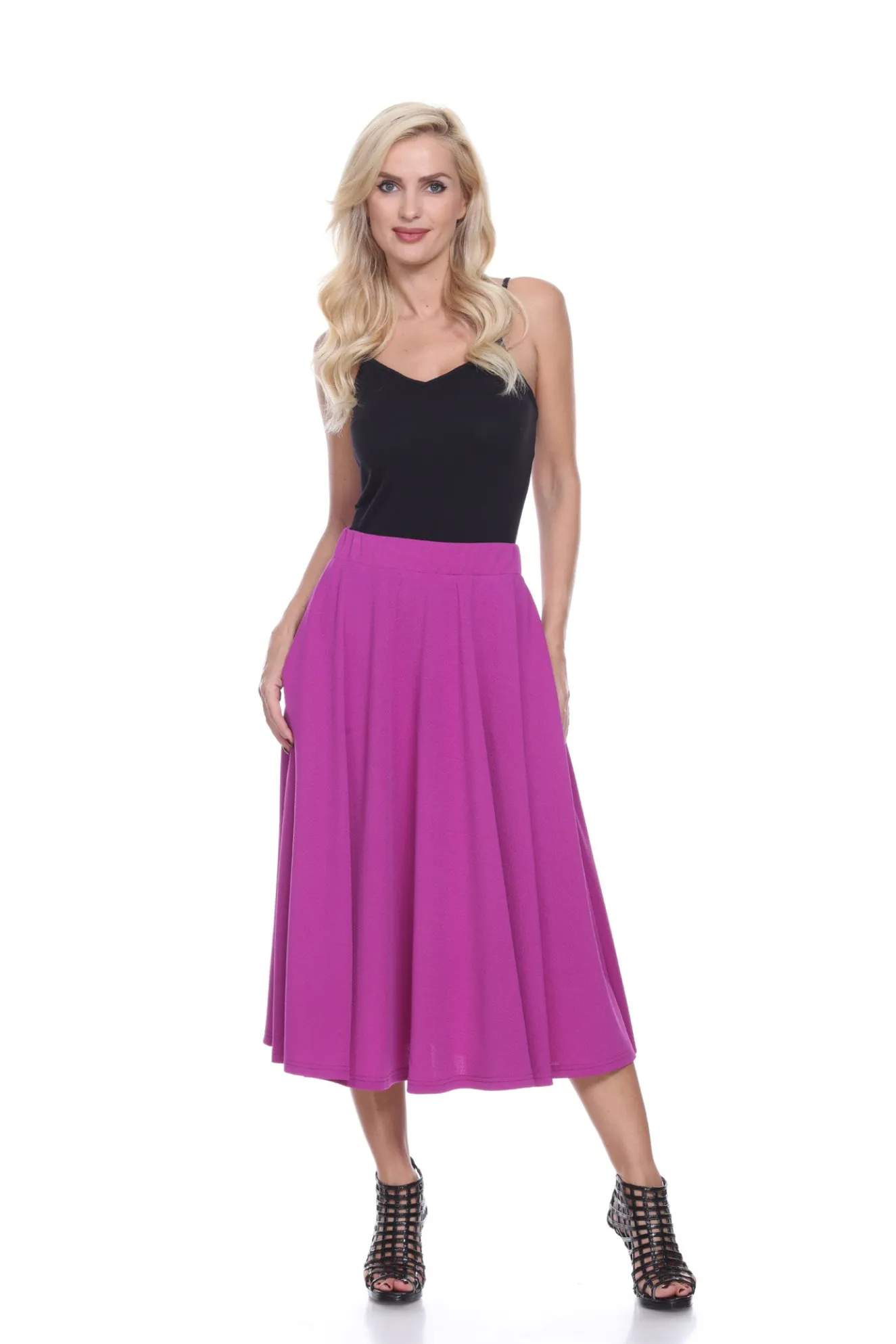 Tasmin Flare Midi Skirts
