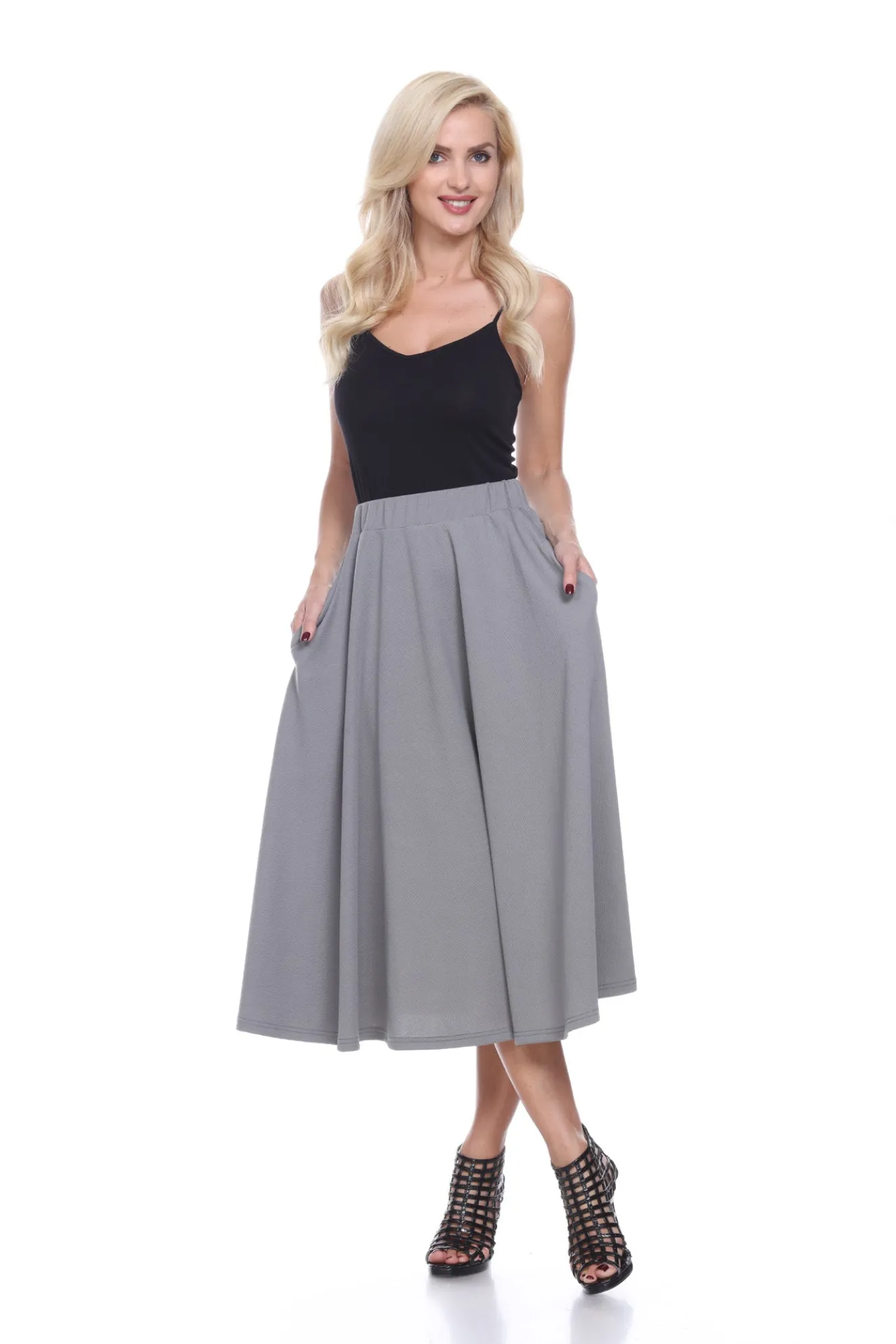 Tasmin Flare Midi Skirts