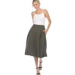 Tasmin Flare Midi Skirts