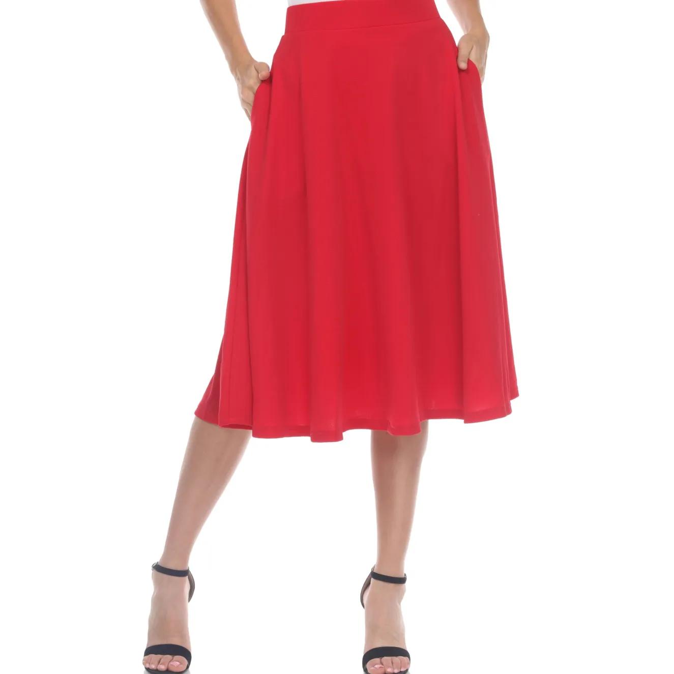 Tasmin Flare Midi Skirts
