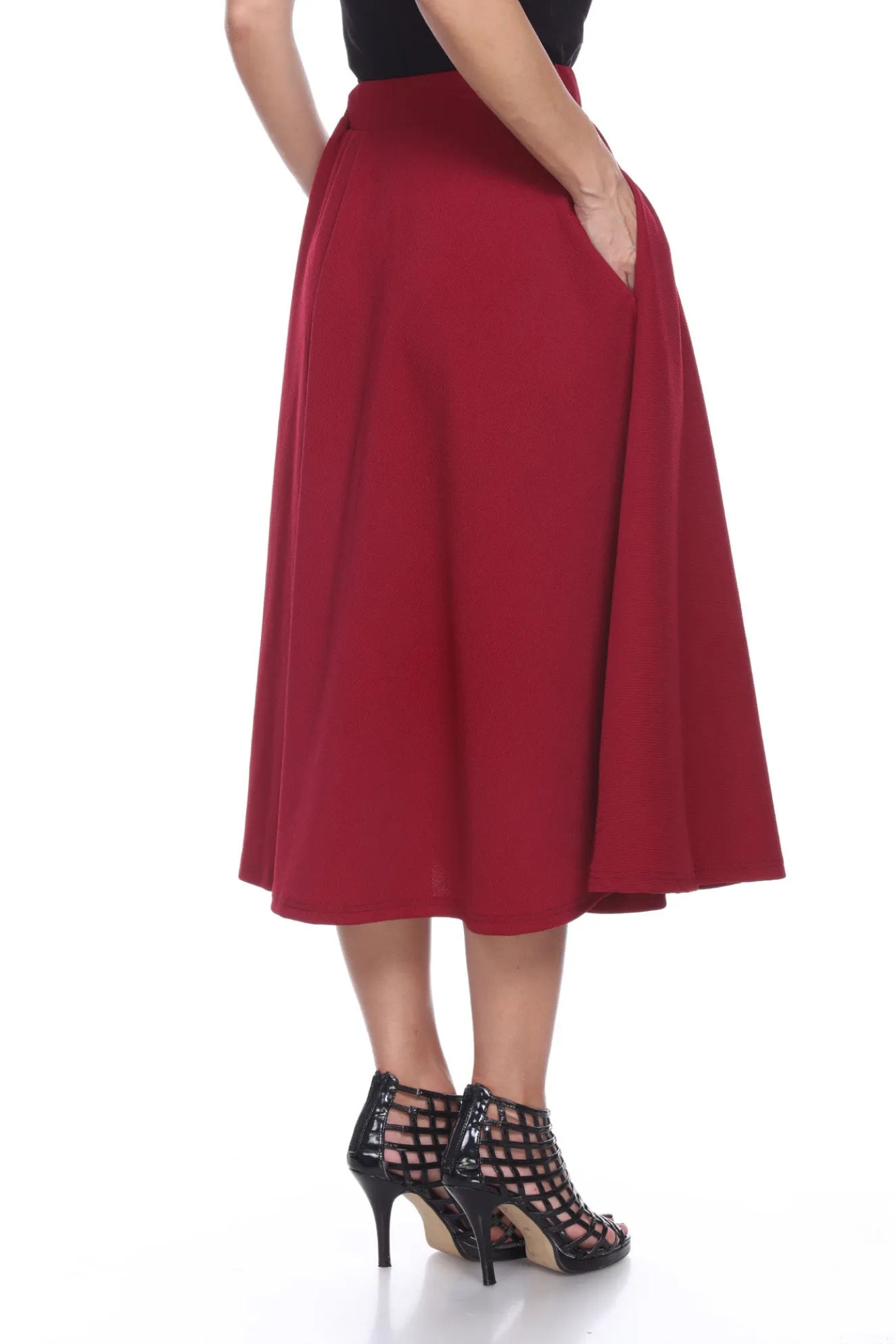 Tasmin Flare Midi Skirts