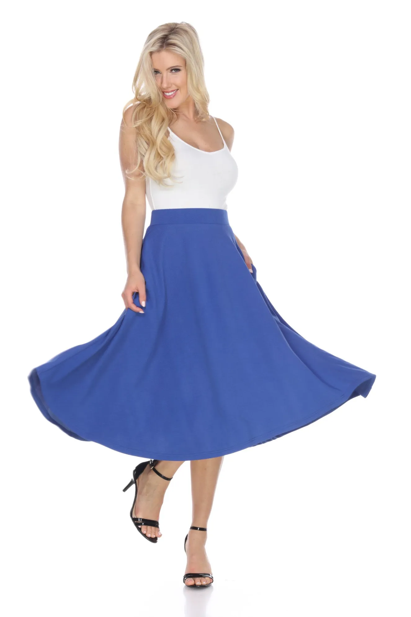 Tasmin Flare Midi Skirts