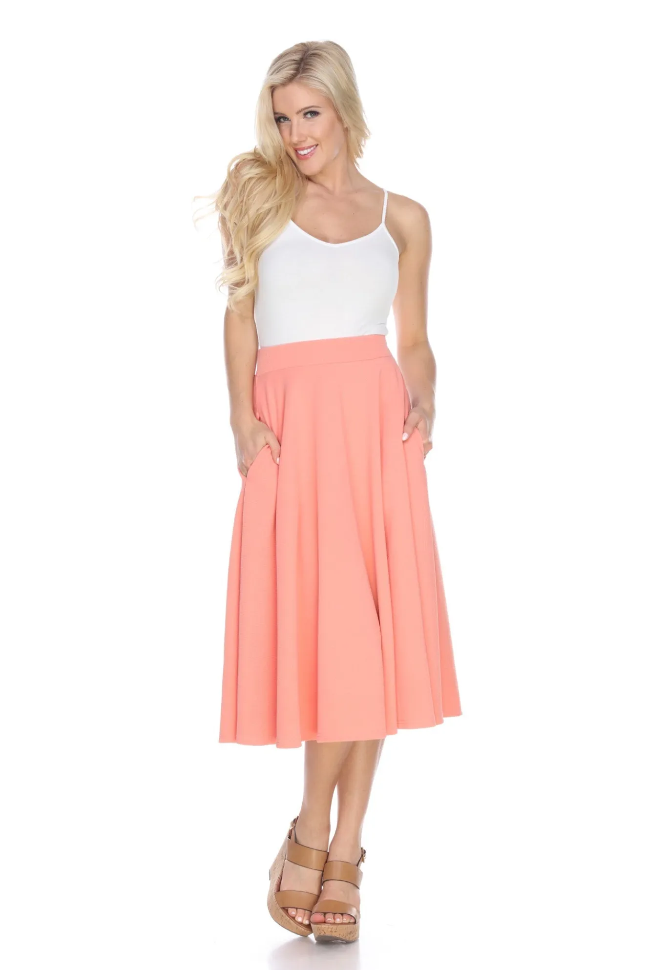 Tasmin Flare Midi Skirts