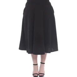 Tasmin Flare Midi Skirts - Plus