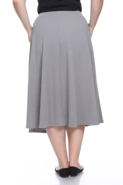Tasmin Flare Midi Skirts - Plus