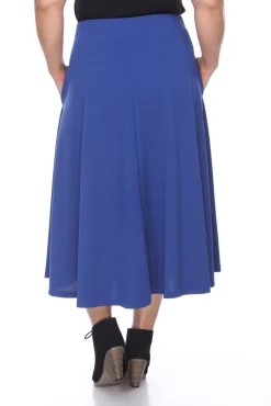 Tasmin Flare Midi Skirts - Plus