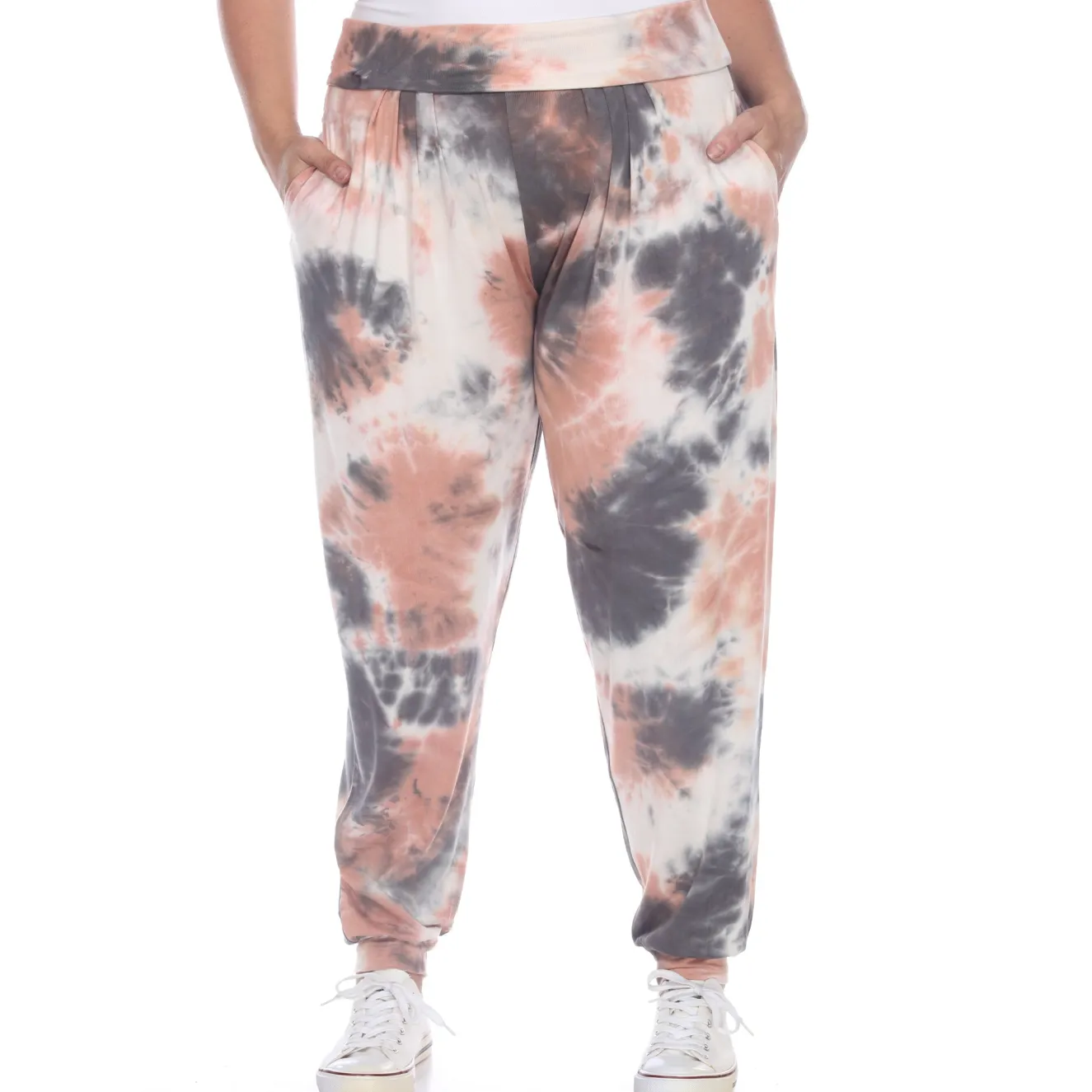Tie Dye Harem Pants - Plus