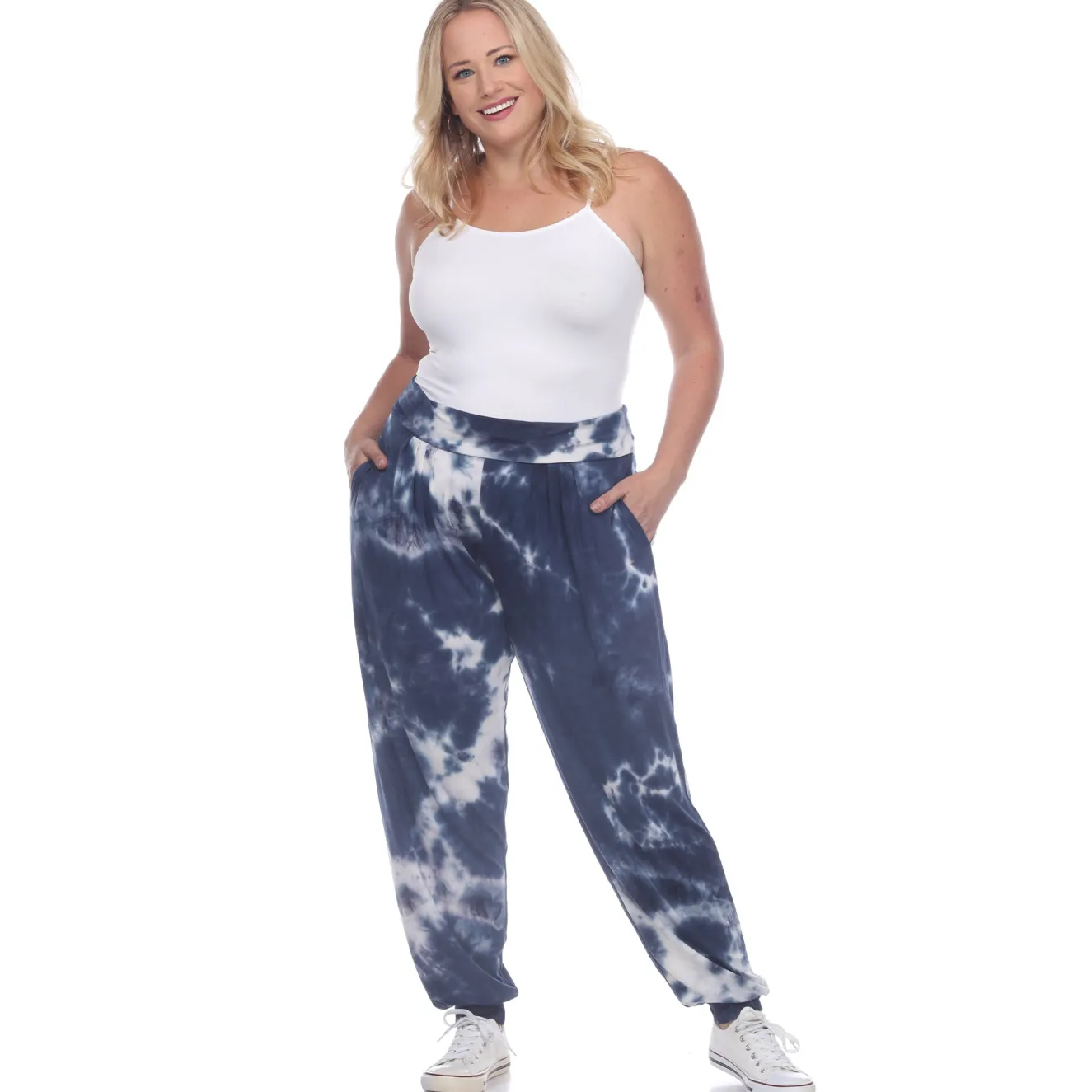 Tie Dye Harem Pants - Plus