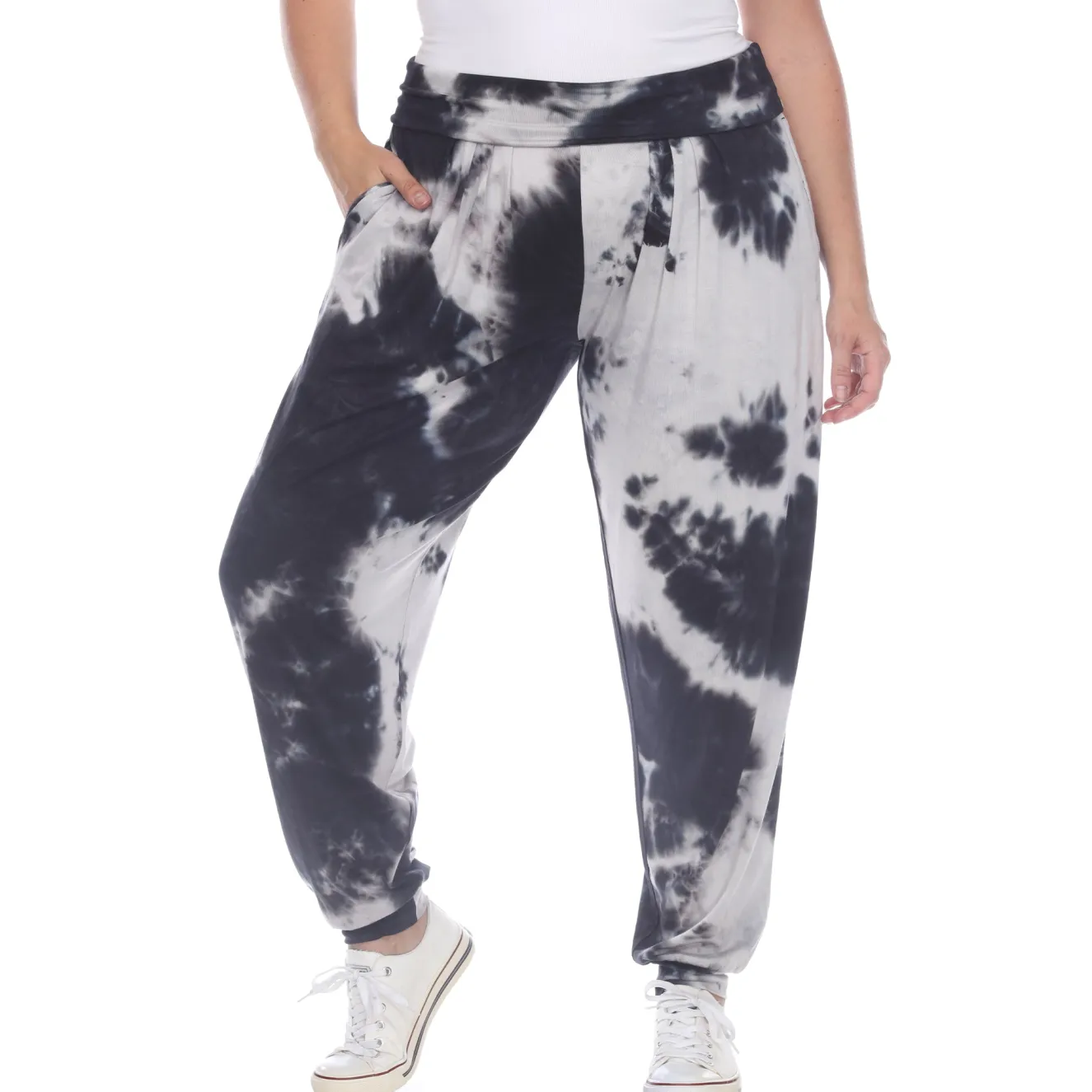 Tie Dye Harem Pants - Plus