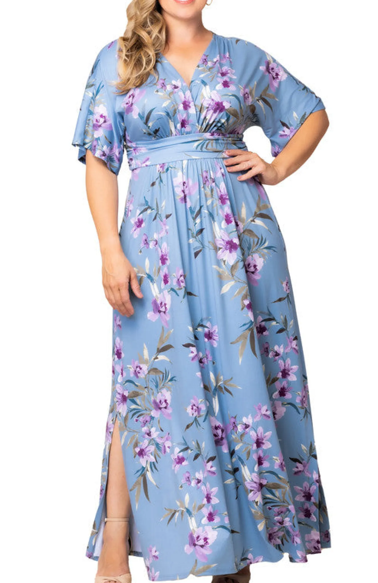 Vienna Maxi Dress - Dreamy Blue - Plus