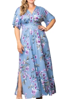 Vienna Maxi Floral Dress - Plus